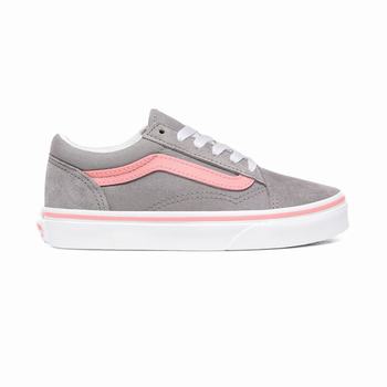 Detske Tenisky Vans Pop Old Skool (4-8 years) Siva/Ruzove VA28AFKMW